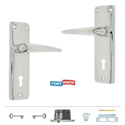 M2H18 - 2 Lever Lockset & CP & Hinge -M2H18_o_T